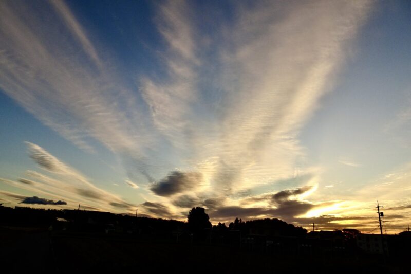 11.11朝焼け空